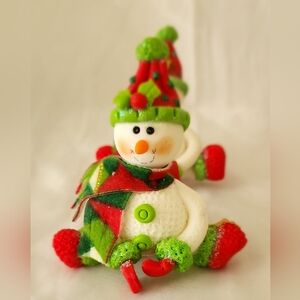 Snowman Napking Rings Set/4